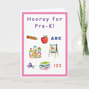 Start of Pre-K Card