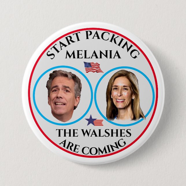 Start Packing Melania 7.5 Cm Round Badge (Front)