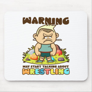 Start Talking Wrestling Design Wrestling Easter  Mouse Pad