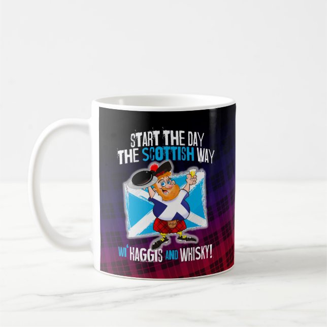 Start the day the SCOTTISH way -  Coffee Mug (Left)