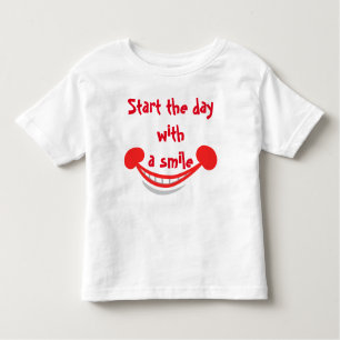 Start the day with a smile toddler T-Shirt