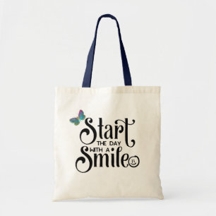 Start The Day with a Smile Tote Bag