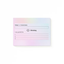 Start the Day with Intentions