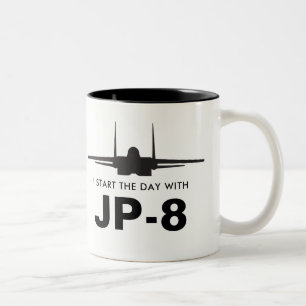 Start the Day with JP-8 Mighty Eagle F-15 Mug