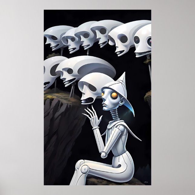 Start the Evolution Without Me Ken Gauge Art Poster (Front)