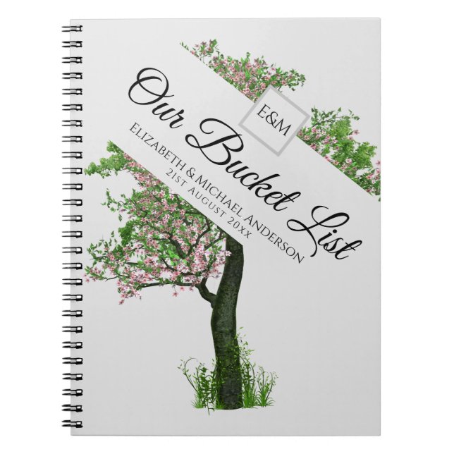 Start The Family Tree Bucket List Plan With This  Notebook (Front)