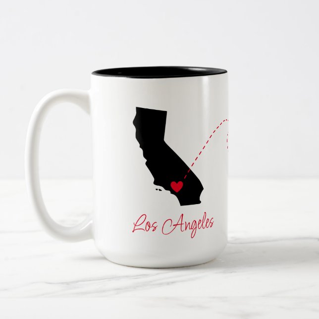 Start to State Move Two-Tone Coffee Mug (Left)