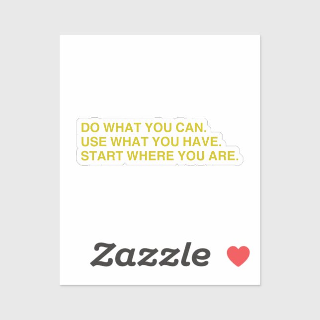 Start Where You Are (Sheet)