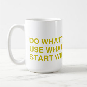 Start Where You Are Coffee Mug