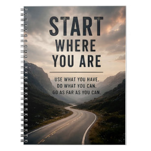 🚀 Start Where You Are Daily Motivation And Growth Notebook