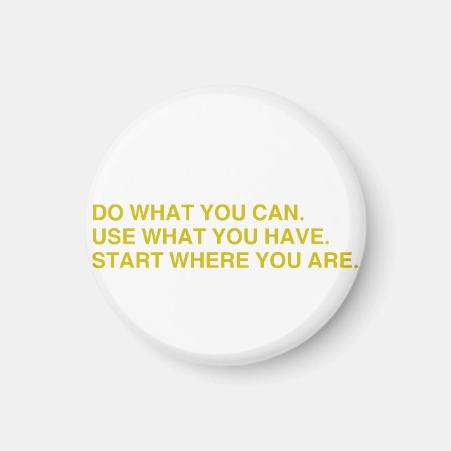 Start Where You Are Magnet (Front)