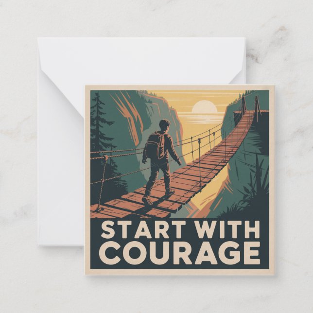 Start With Courage Card (Front)