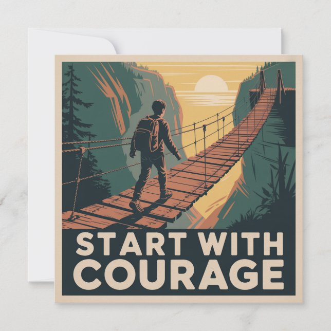 Start With Courage Card (Front)