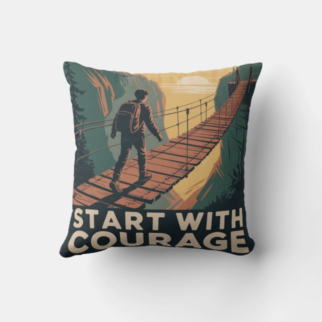 Start With Courage Cushion (Back)