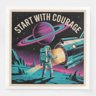 Start With Courage Napkin