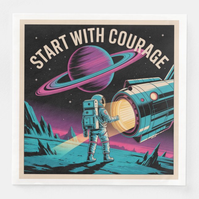 Start With Courage Napkin (Front)