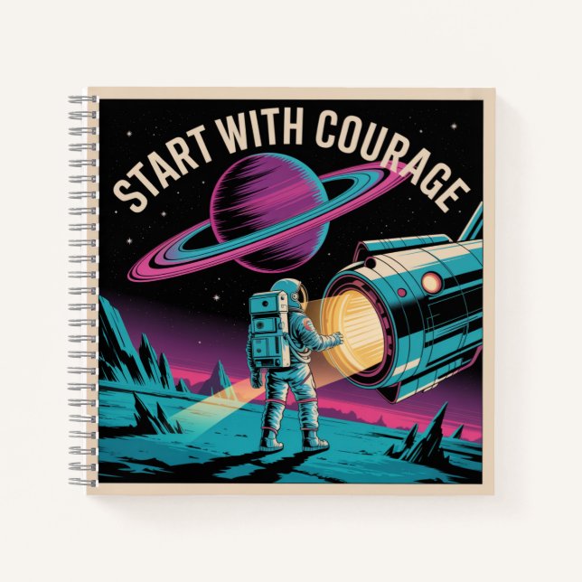 Start With Courage Notebook (Front)