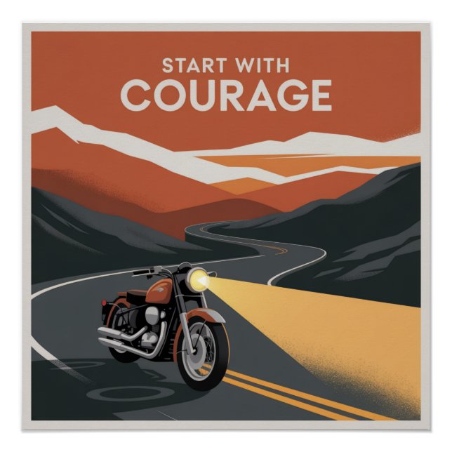 Start With Courage Poster (Front)