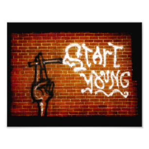 Start Young Photo Print