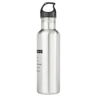 Start your day with a dose of humour! This unique  710 Ml Water Bottle