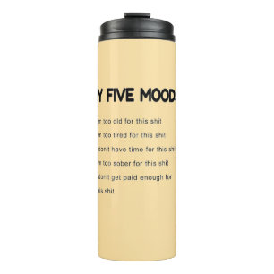 Start your day with a dose of humour! This unique  Thermal Tumbler