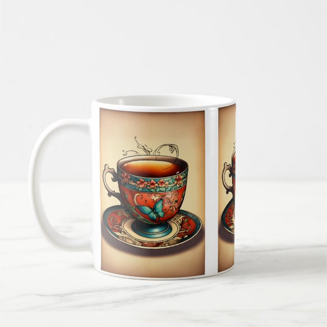 Start your day with a personalised touch! This hig Coffee Mug (Left)