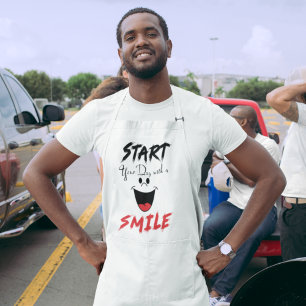 Start Your Day With A Smile Apron