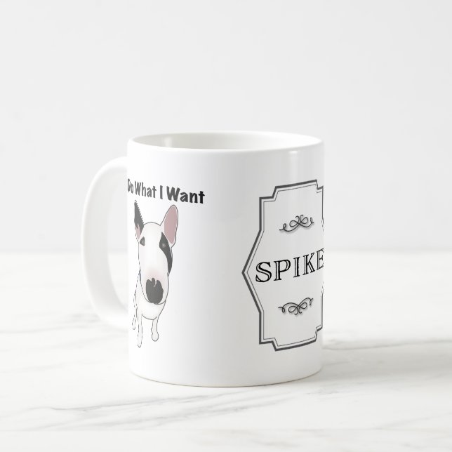 Start your day with Adorable Spike Coffee Mug (Front Left)