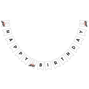 Start Your Engine Any Age Birthday Bunting