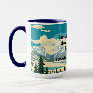 Start your morning in a state of mountain grace. T Mug