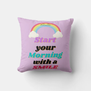 Start your Morning with a Smile Cushion