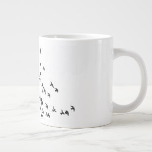 Start your morning with a smile! This custom-desig Large Coffee Mug