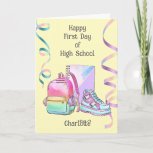 Starting High School Encouragement Card