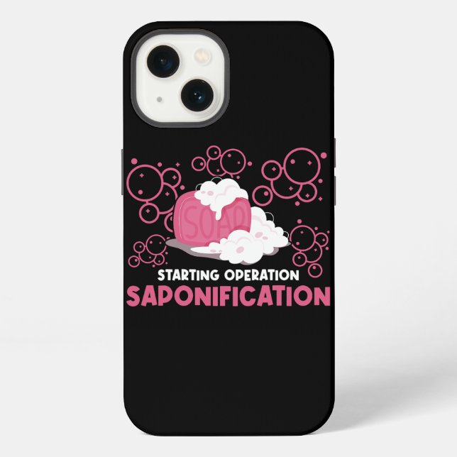 Starting Operation Saponification Soap Making iPhone Case (Back)
