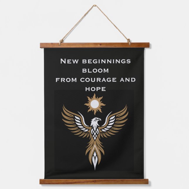 Starting Over Gift Hanging Tapestry (Front)