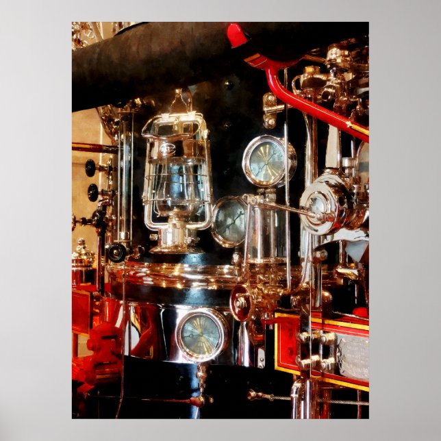 STARTING UNDER $20 Lantern & Gauges on Fire Truck Poster (Front)