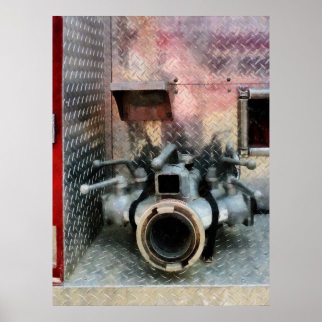STARTING UNDER $20 - Large Fire Hose Nozzle Poster (Front)