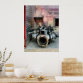 STARTING UNDER $20 - Large Fire Hose Nozzle Poster (Kitchen)