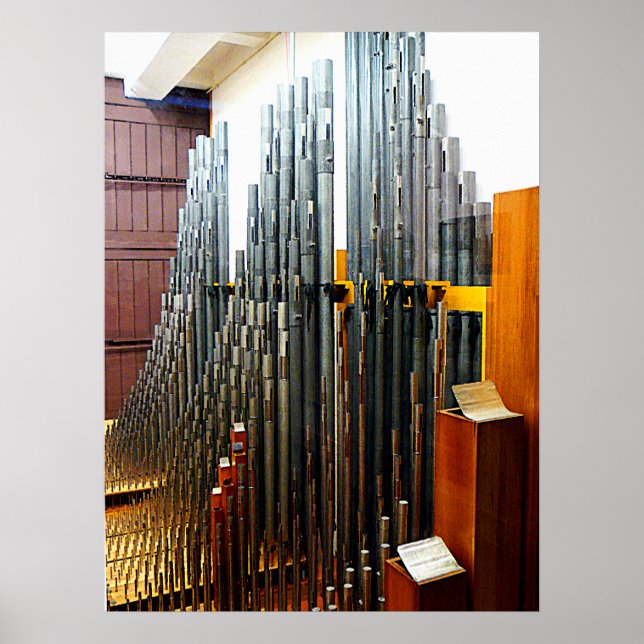STARTING UNDER $20 - Pipe Organ Pipes Poster (Front)