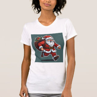 Startled Santa Sprint t shirt