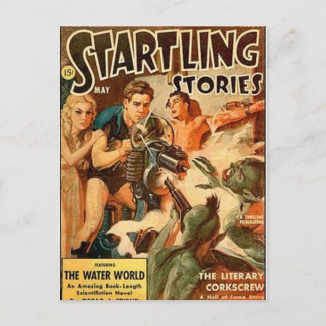 Startling Stories 10 Postcard (Front)