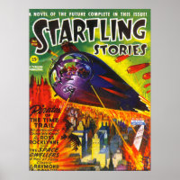 STARTLING STORIES Vintage Pulp Magazine Cover Art