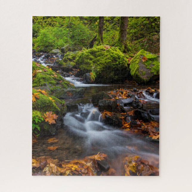 Starvation Creek Falls | Columbia Gorge, Oregon Jigsaw Puzzle (Vertical)