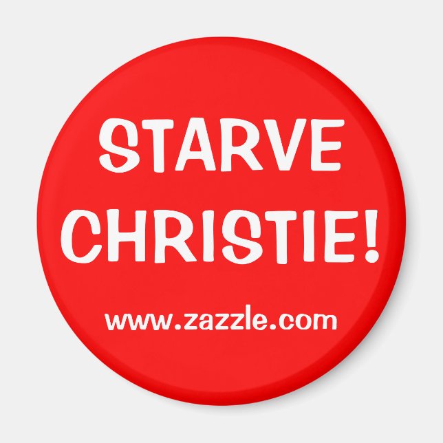 STARVE CHRISTIE MAGNET (Front)