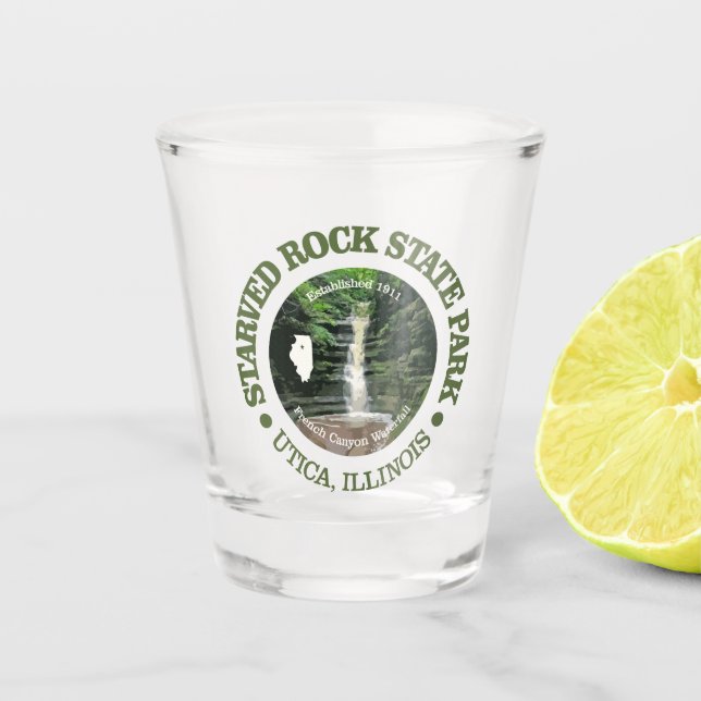 Starved Rock SP Shot Glass (Front)