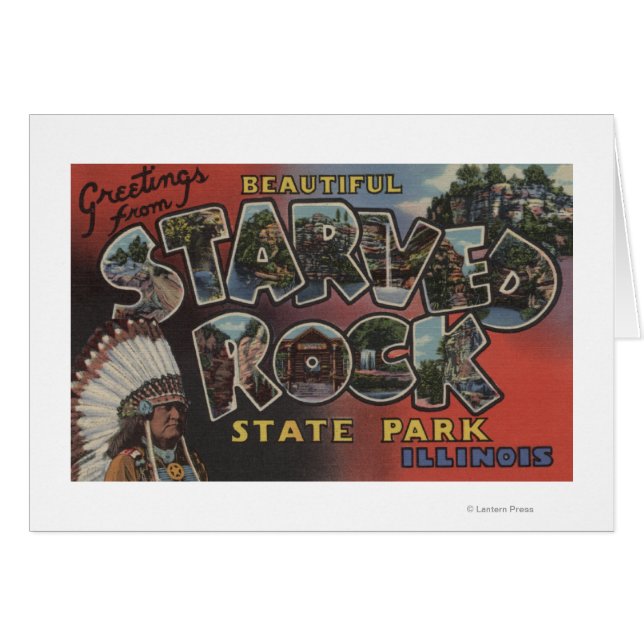 Starved Rock State Park - Large Letter Scenes (Front Horizontal)