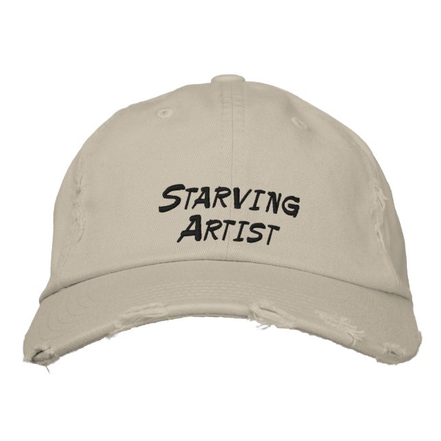 Starving Artist Funny Hat (Front)