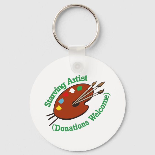 Starving Artist Key Ring (Front)