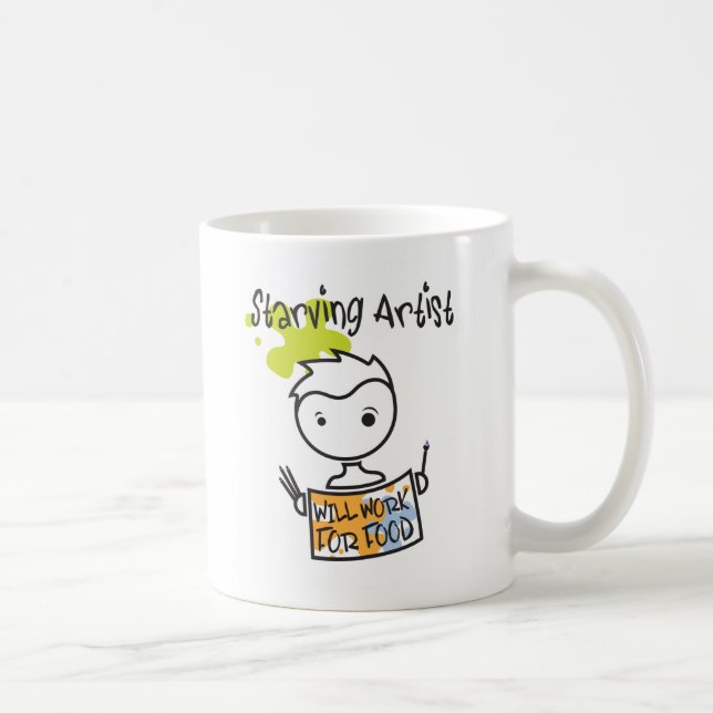 Starving Artist Mug (Right)