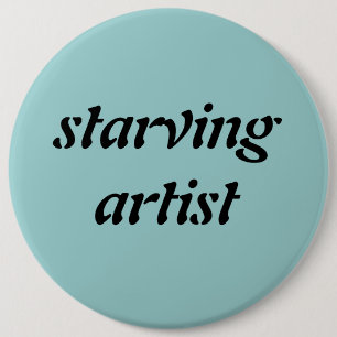 starving artist pin